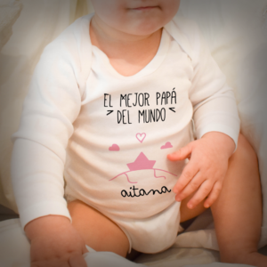 Body o Camiseta personalizada El mejor Papá del Mundo