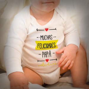 Body o Camiseta personalizada Muchas Felicidades