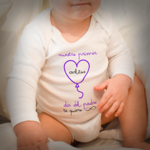 Body o Camiseta personalizada Nuestro Primer día del Padre