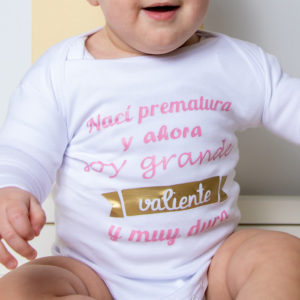 Body o Camiseta solidaria Nací Prematuro