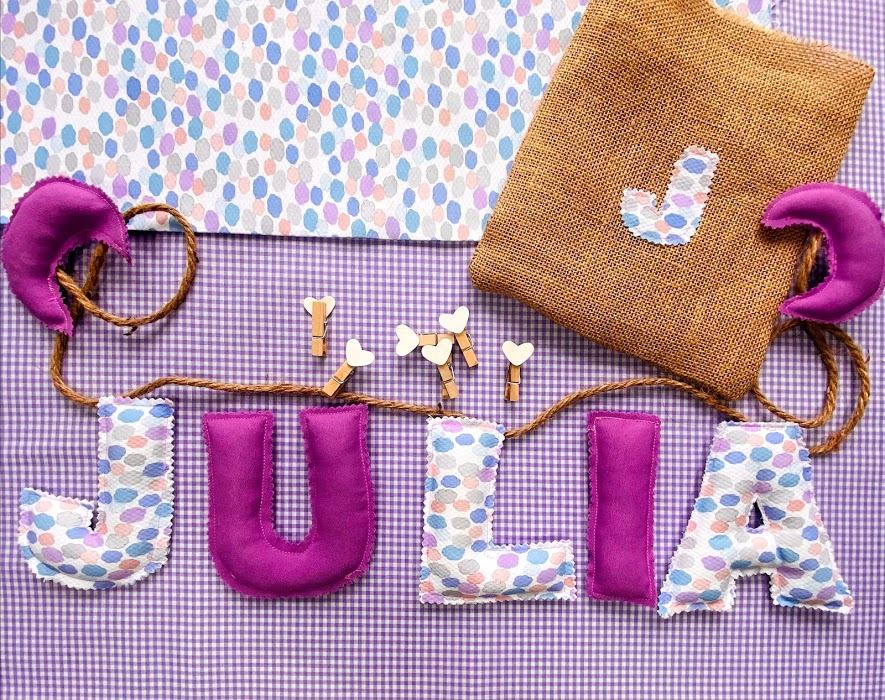 Guirnalda personalizada en tela - Imagen 4