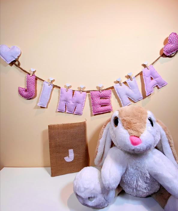 Guirnalda personalizada en tela - Imagen 5