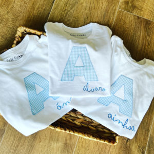 Camiseta Letra y Nombre