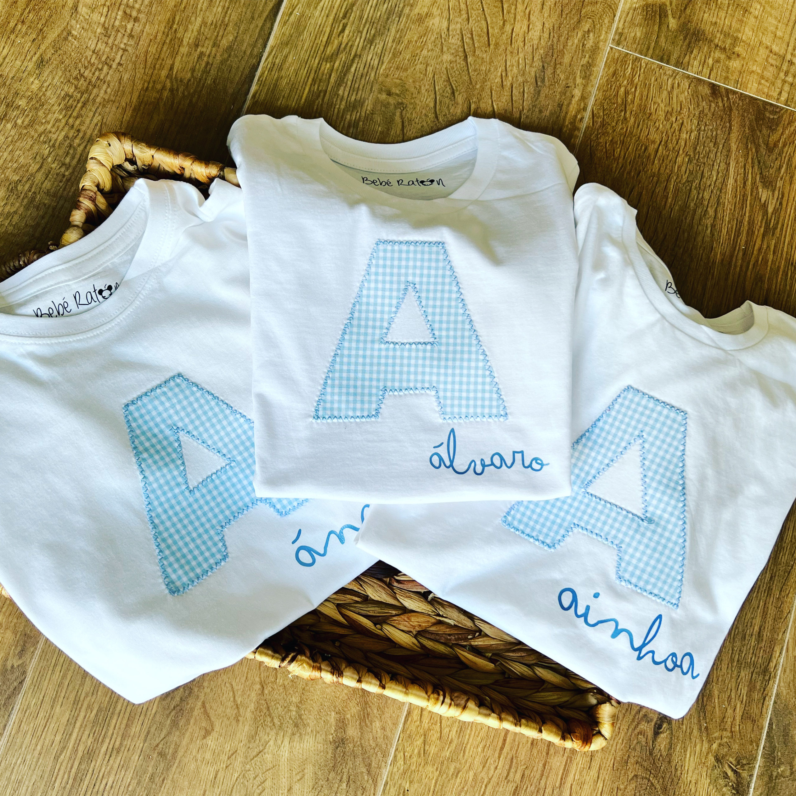 Camiseta Letra y Nombre