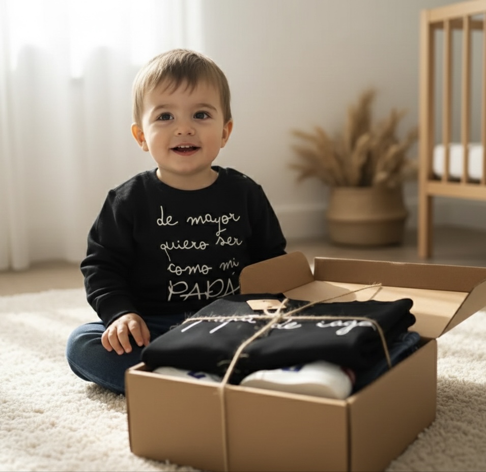 Pack 2 Sudaderas “De Mayor Quiero Ser Como Mi Papá” | Papá/Mamá e Hijo Personalizadas con Nombre - Imagen 2