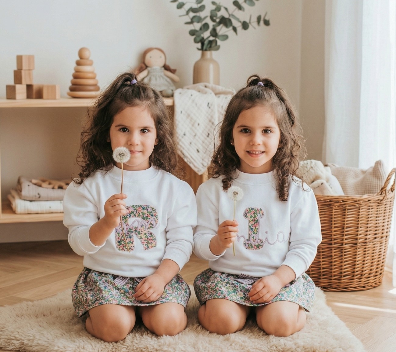 Conjunto 2 Piezas Personalizado | Sudadera + Falda-Braguita (0–8 años) - Imagen 5