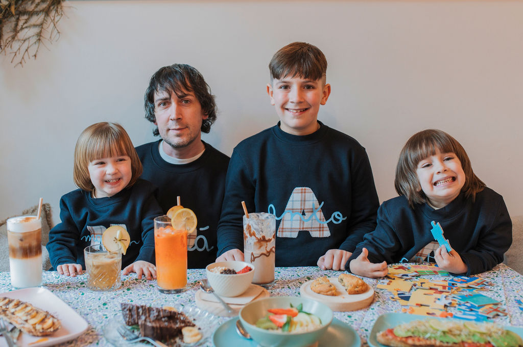 Pack familiar sudadera personalizada Navidad (adulto + niño) - Imagen 9