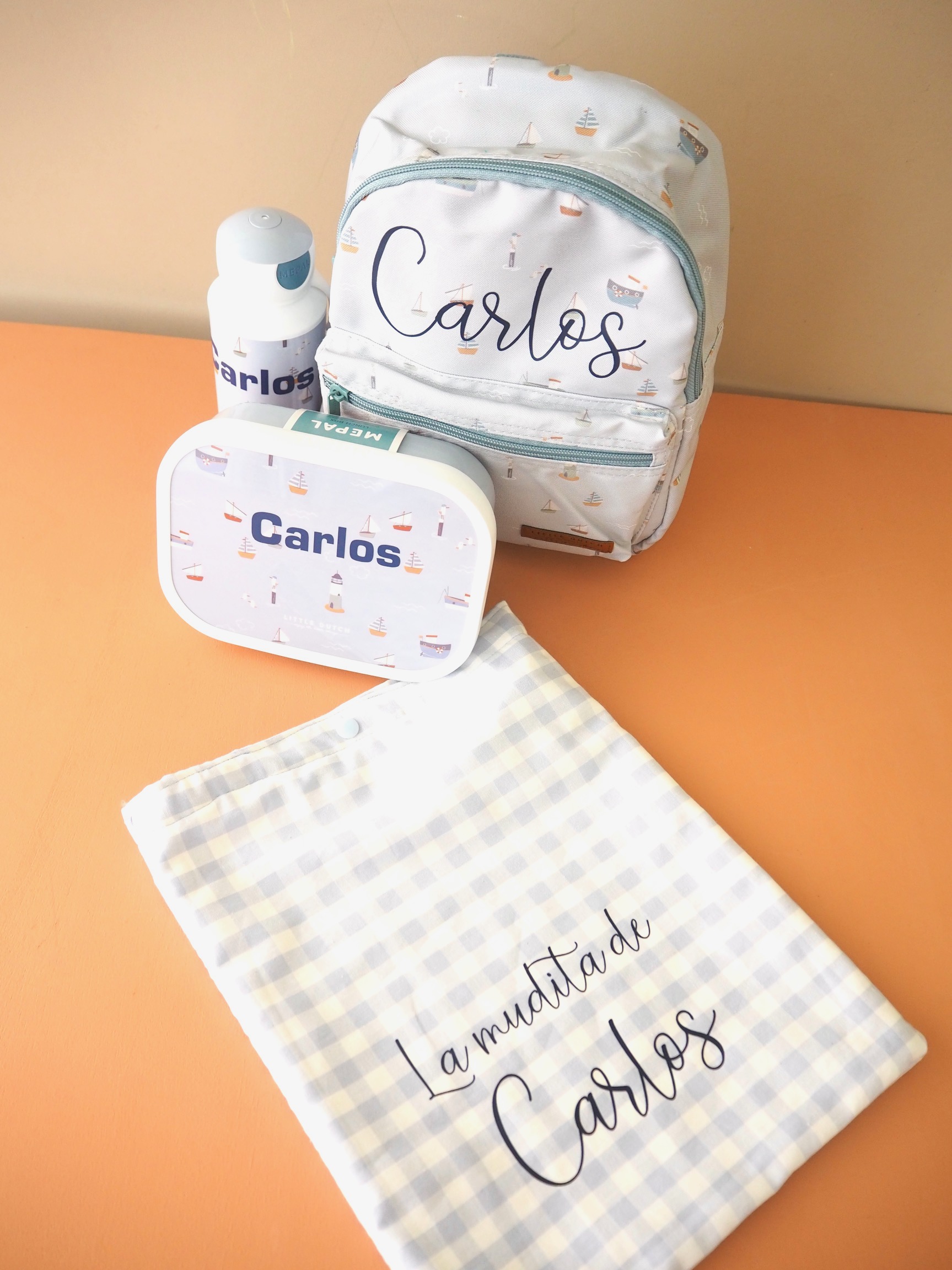 Bolsita merienda/muda personalizada. - Imagen 3