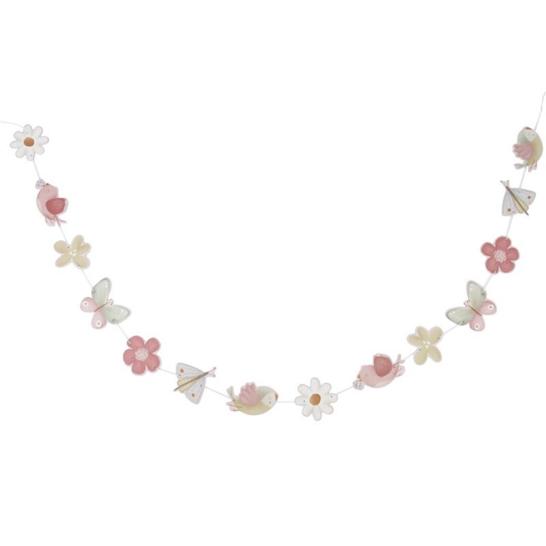Guirnalda deco Flores&Mariposas Little Dutch