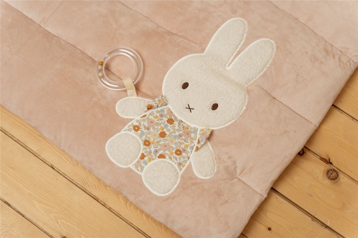 Manta de juego Miffy Vintage Flores Little Dutch - Imagen 6