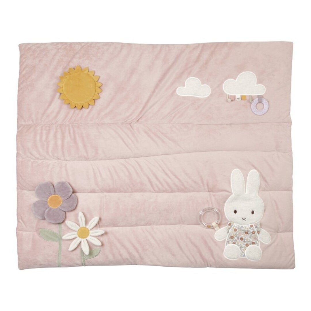 Manta de juego Miffy Vintage Flores Little Dutch