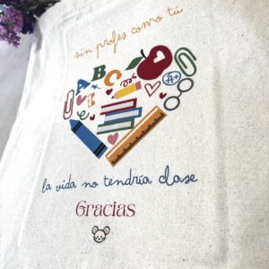 Tote bag profe con clase