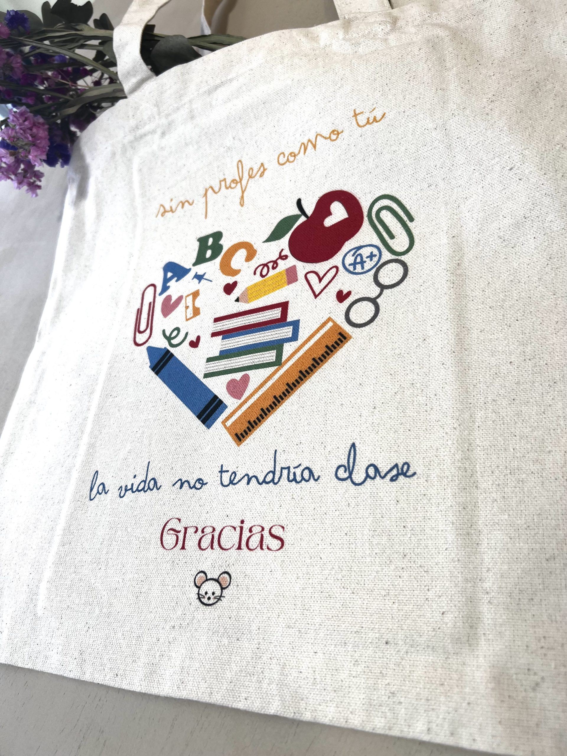 Tote bag profe con clase
