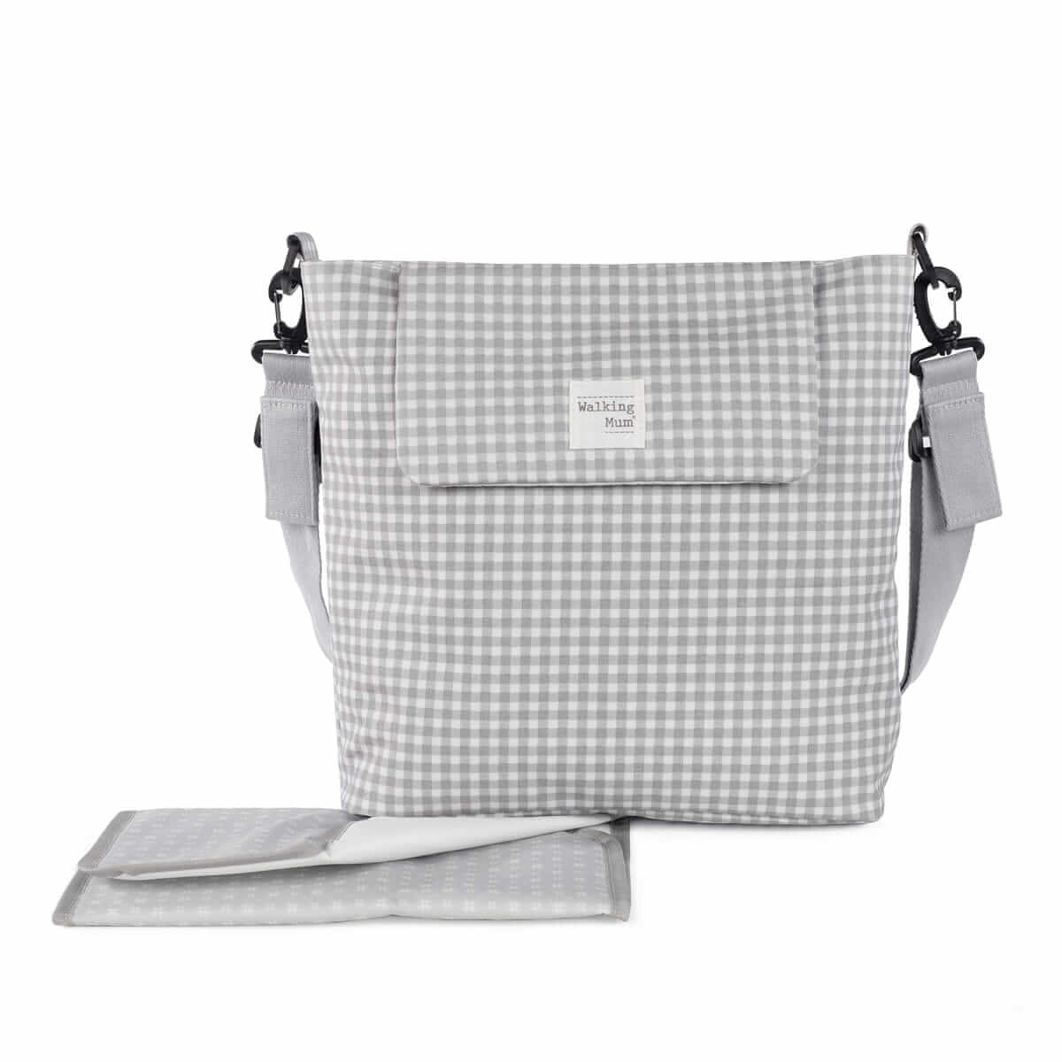 Bolsa Canastilla I Love Vichy Gris Walking Mum