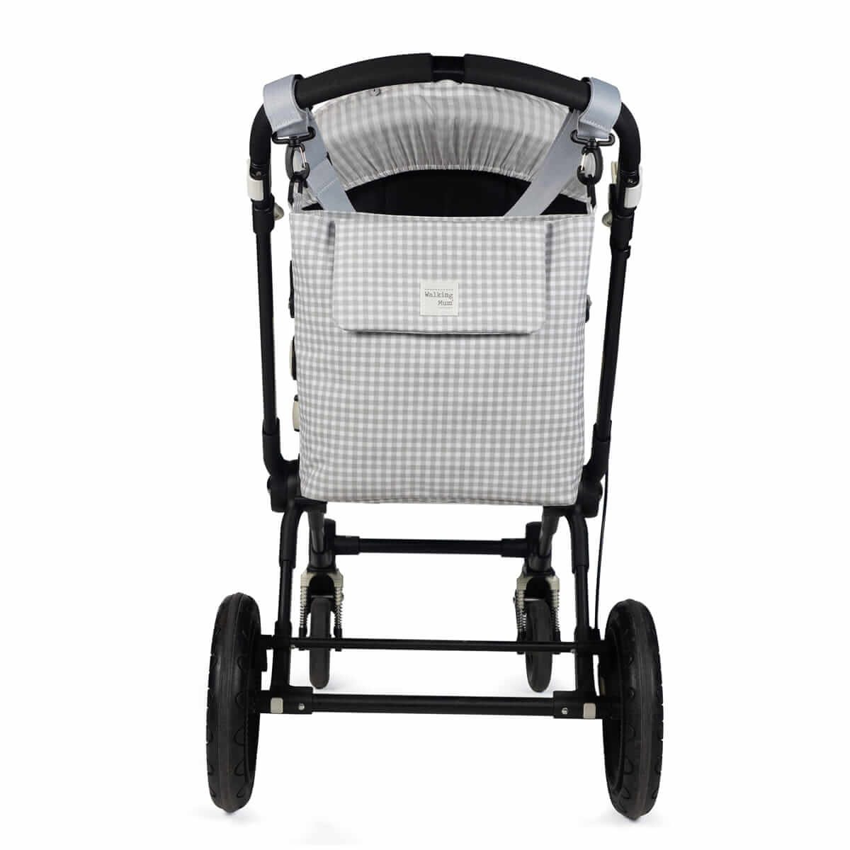 Bolsa Canastilla I Love Vichy Gris Walking Mum - Imagen 2