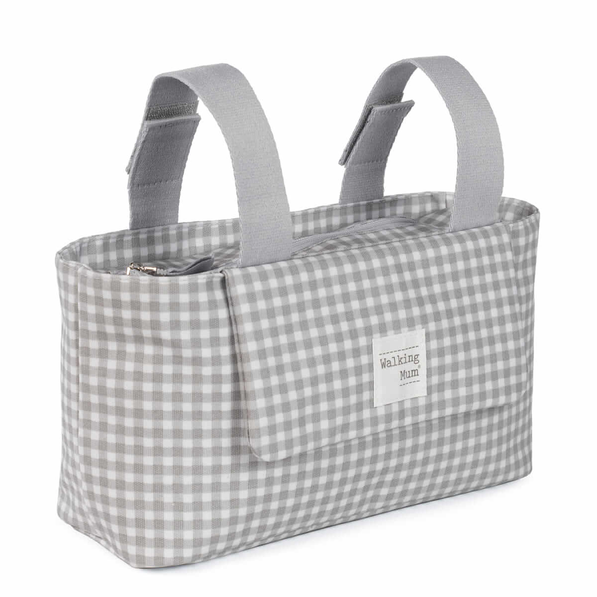 Bolso Organizaro I Love Vichy Gris Walking Mum - Imagen 4