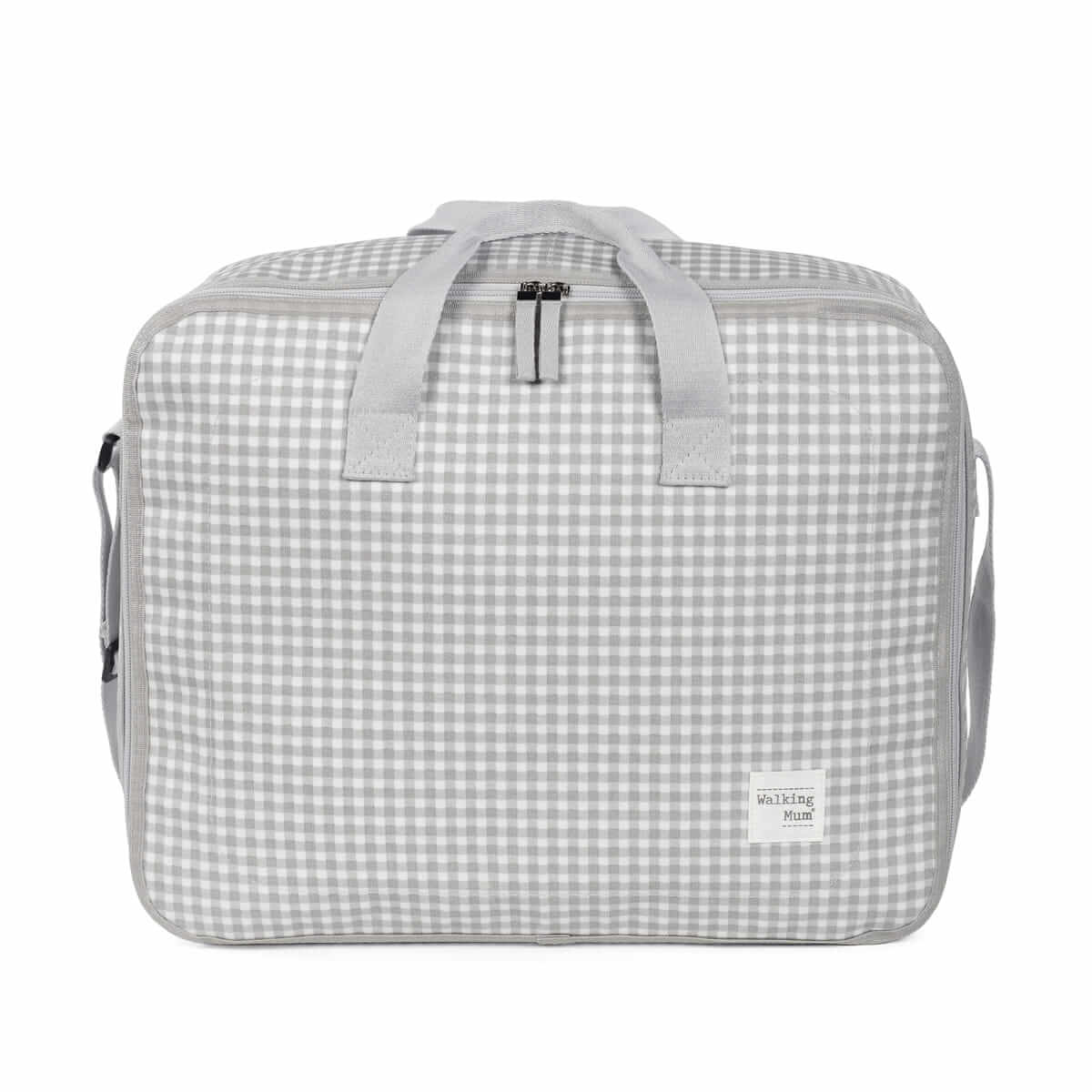 Maleta I Love Vichy Gris Walking Mum