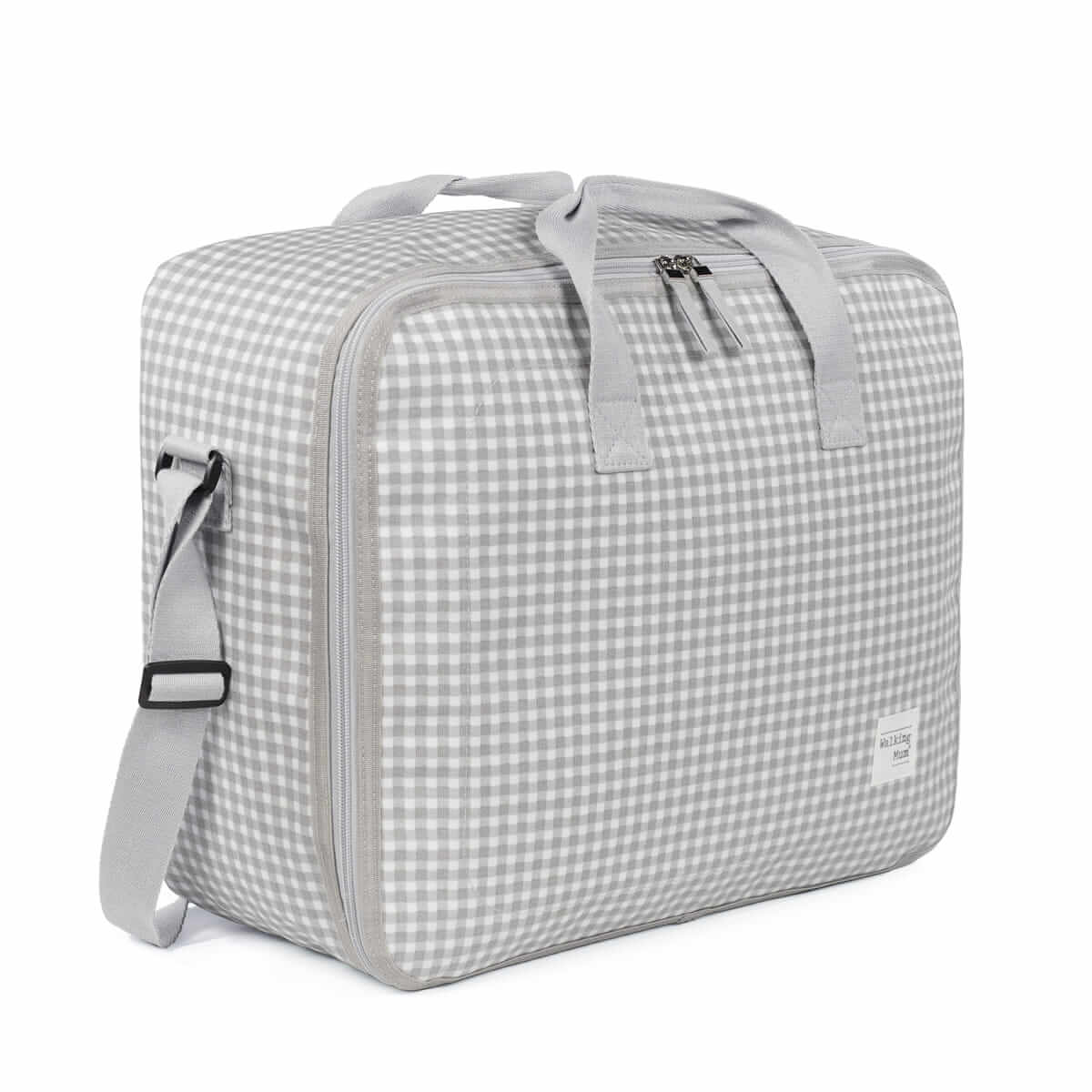 Maleta I Love Vichy Gris Walking Mum - Imagen 5