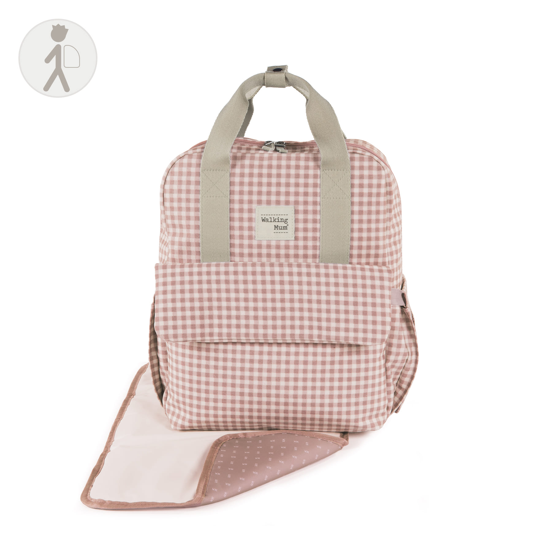 Mochila I Love Vichy Rosa Walking Mum