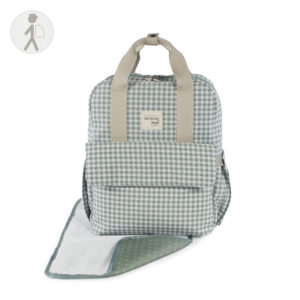 Mochila I Love Vichy Verde Walking Mum