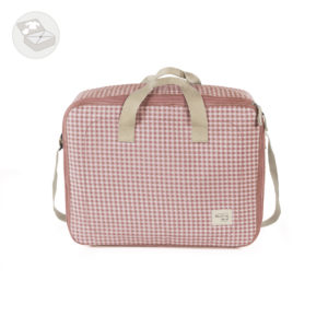 Maleta I Love Vichy Rosa Walking Mum