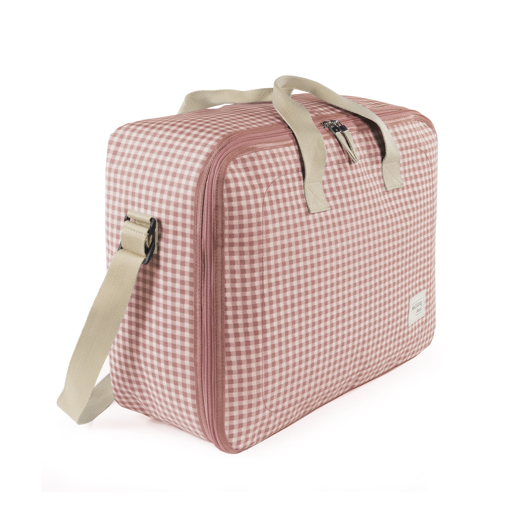 Maleta I Love Vichy Rosa Walking Mum - Imagen 5