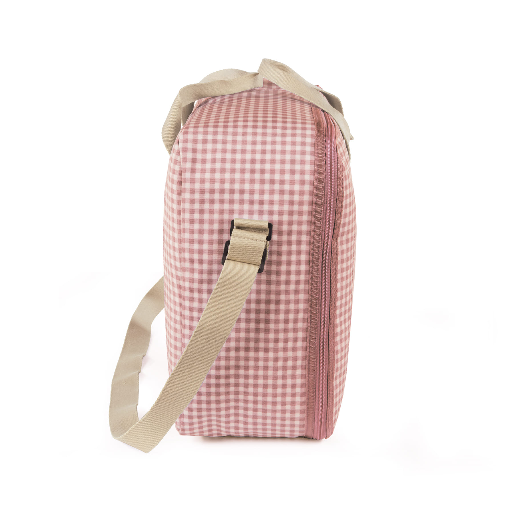 Maleta I Love Vichy Rosa Walking Mum - Imagen 4