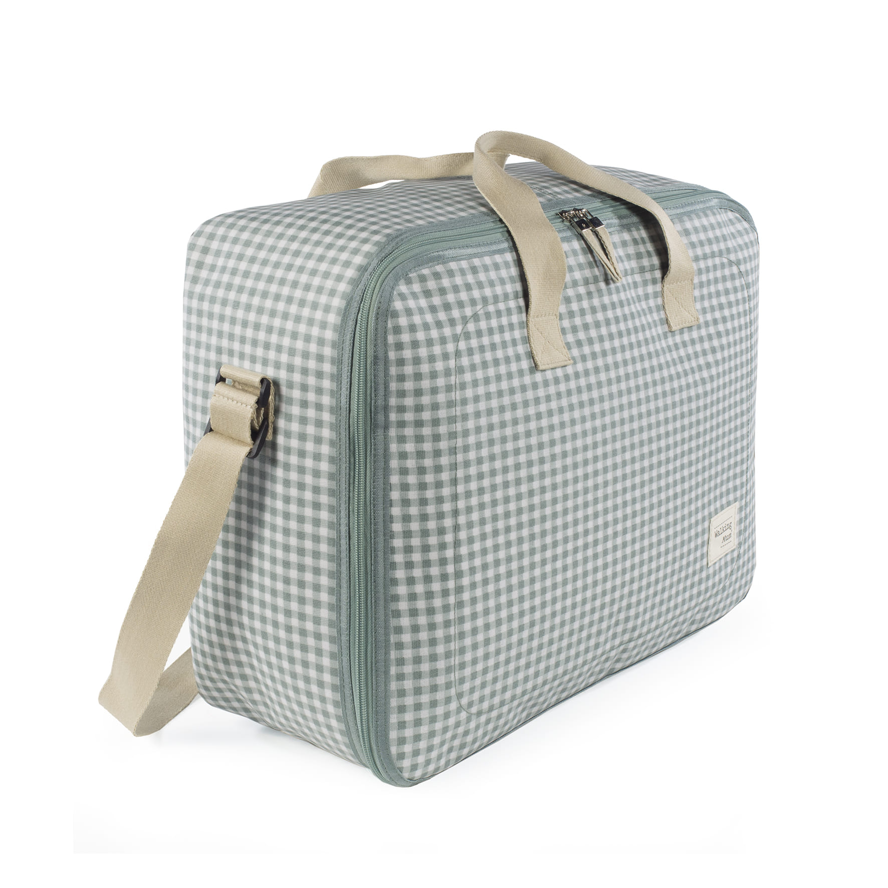 Maleta I Love Vichy Verde Walking Mum - Imagen 2