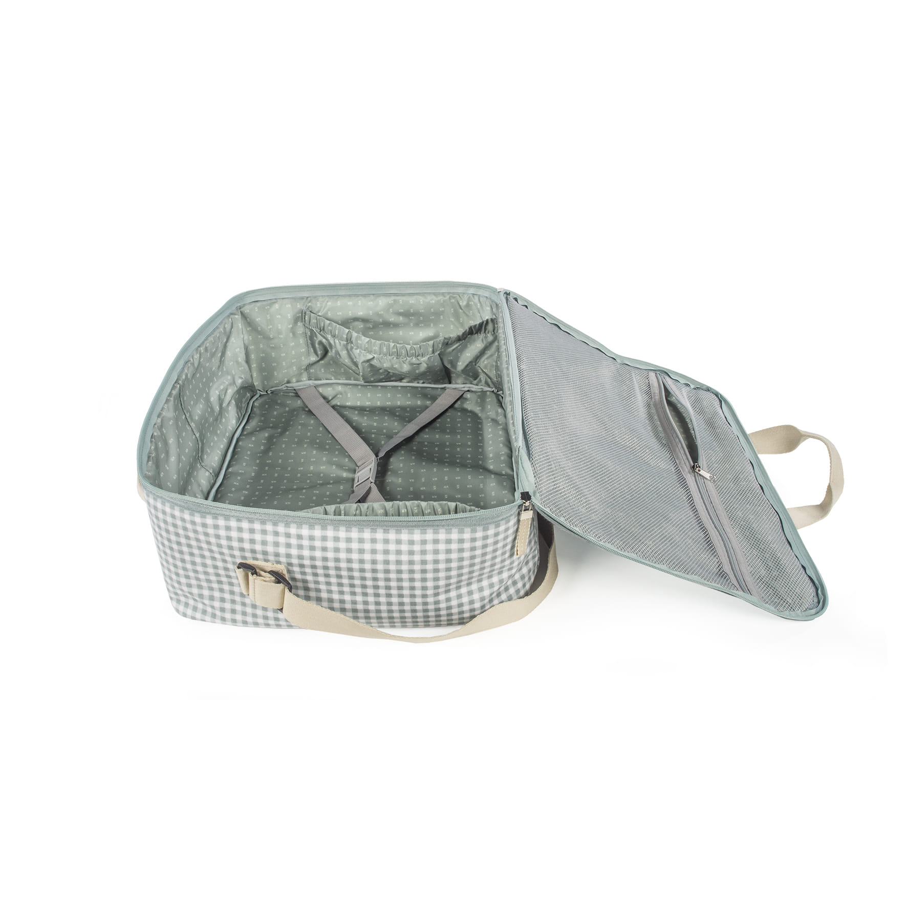 Maleta I Love Vichy Verde Walking Mum - Imagen 5