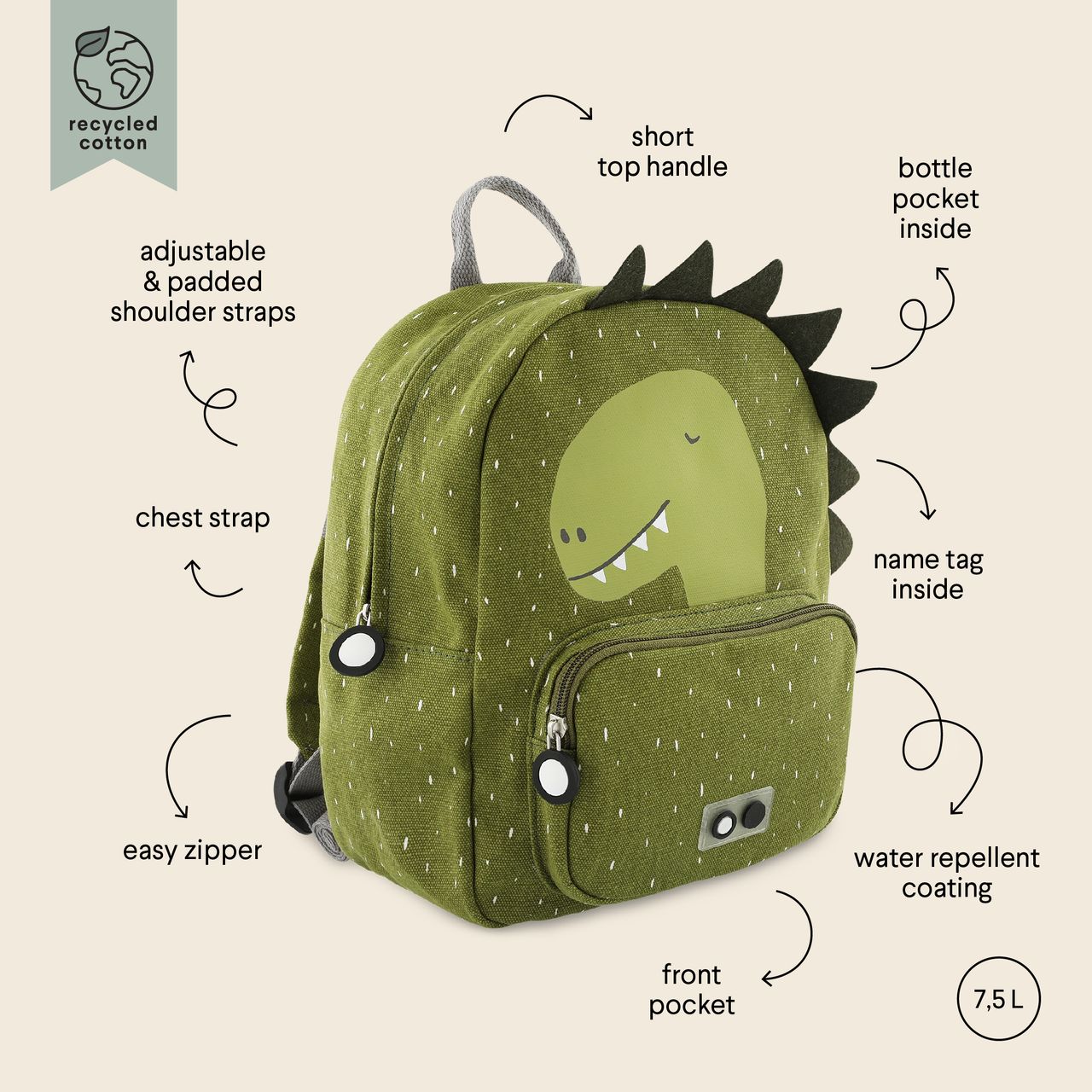 Mochila Pequeña - Mr. Dino Trixie - Imagen 5
