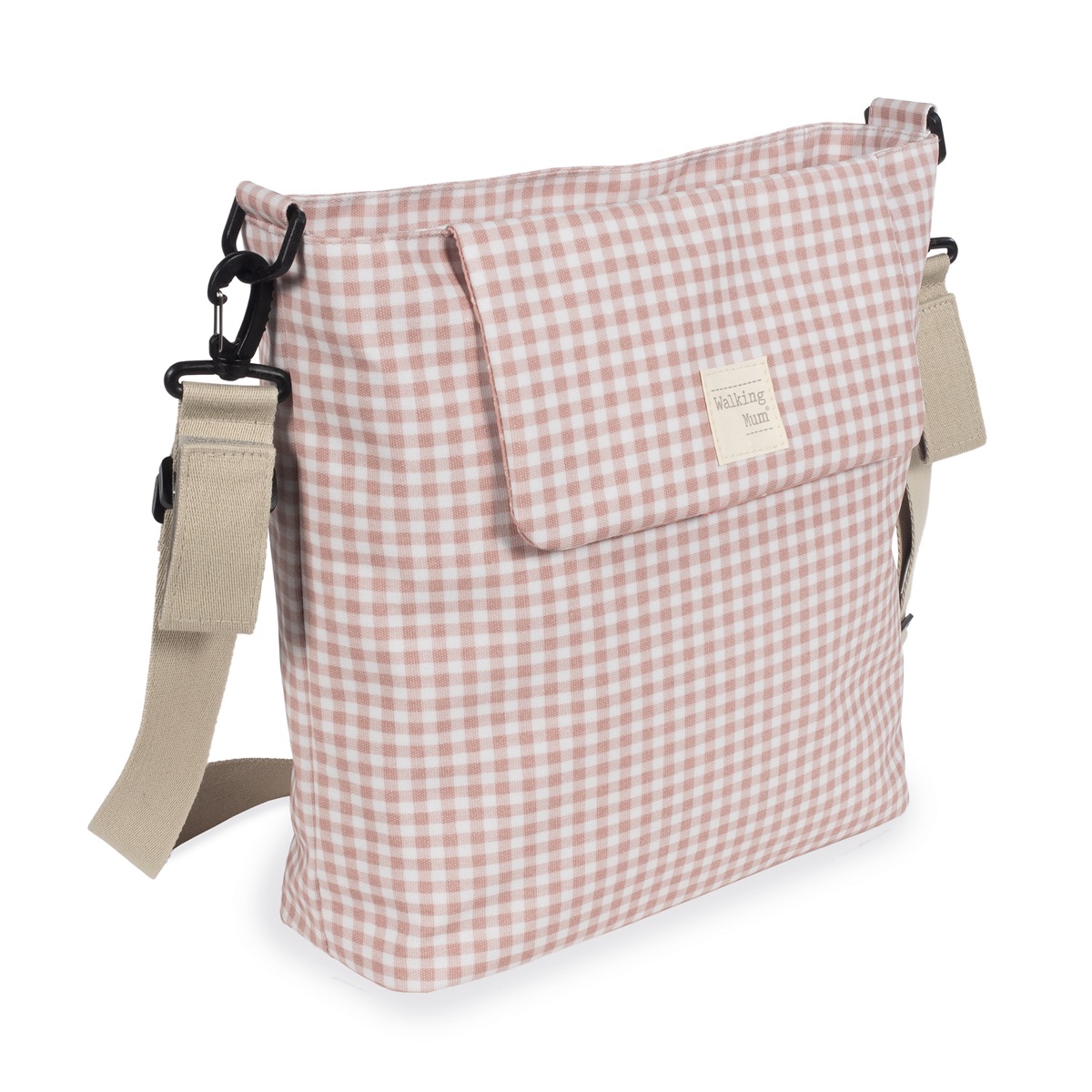 Bolsa Canastilla I Love Vichy Rosa Walking Mum - Imagen 6