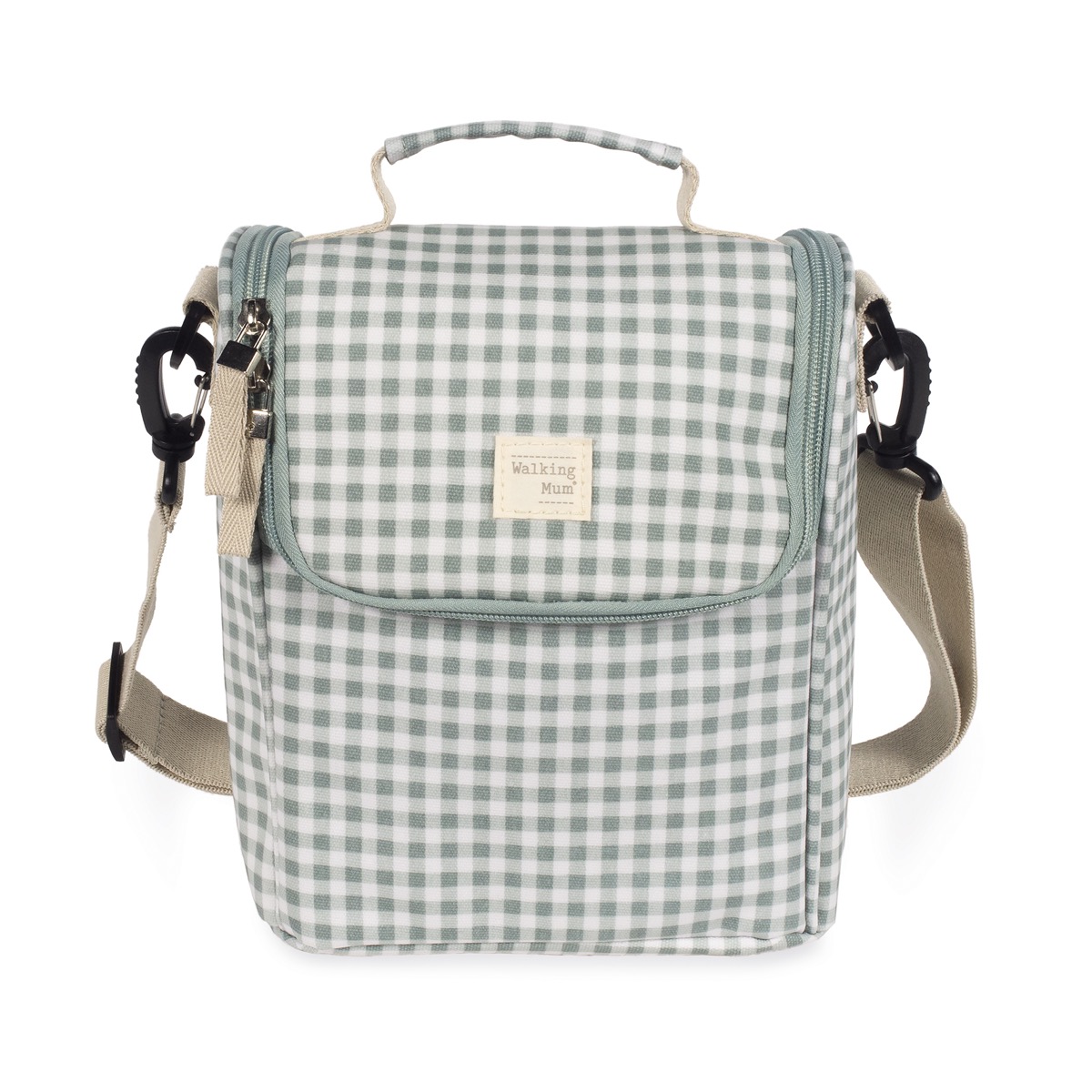 Bolsa Térmica I Love Vichy Verde Walking Mum