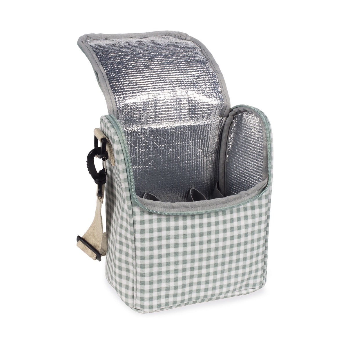 Bolsa Térmica I Love Vichy Verde Walking Mum - Imagen 2