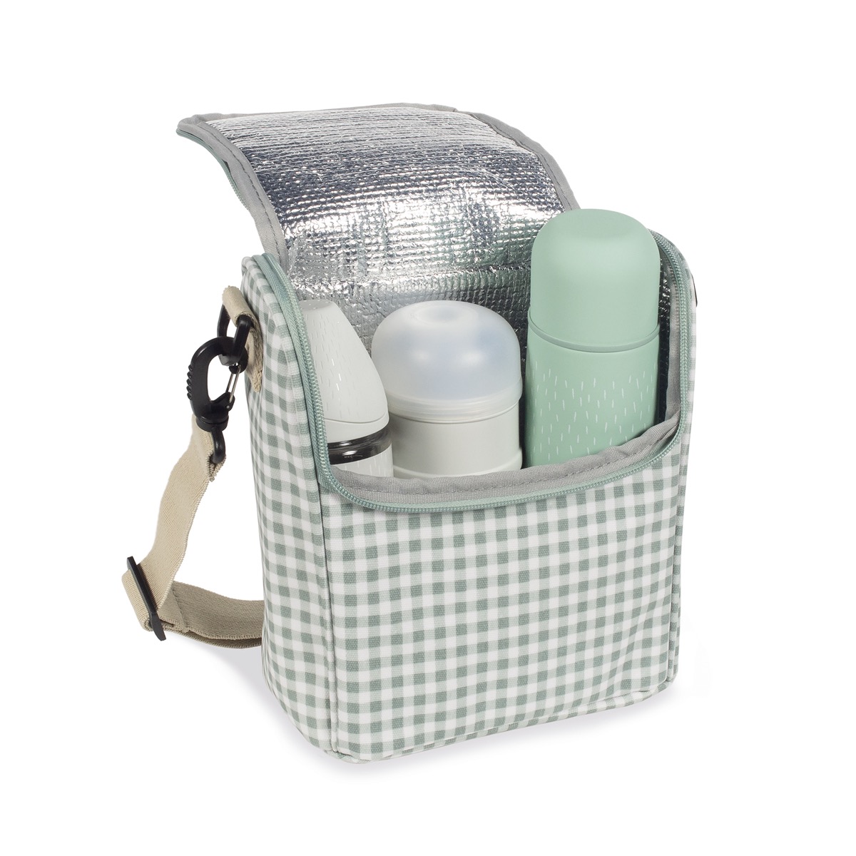 Bolsa Térmica I Love Vichy Verde Walking Mum - Imagen 5
