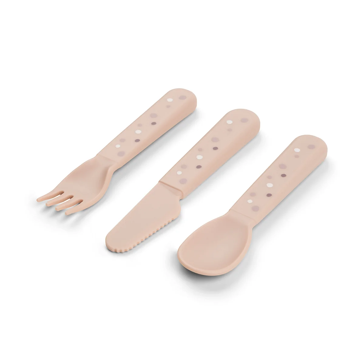 Foodie Cuberteria Happy Dots Rosa - Imagen 4