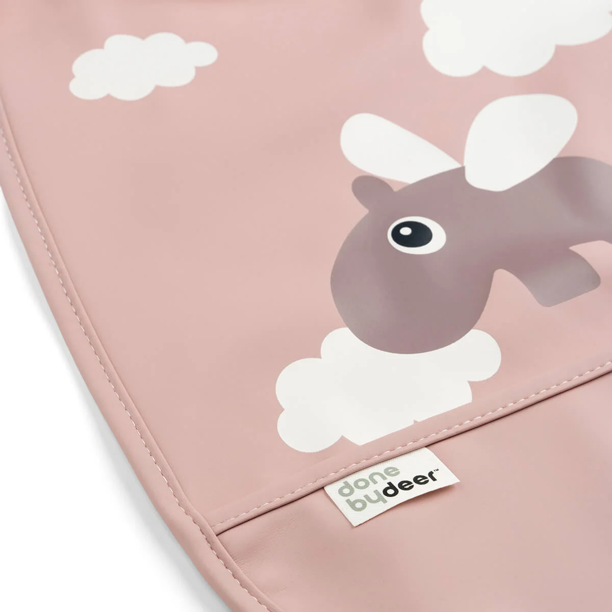 Babero Happy clouds Rosa Done by Deer - Imagen 4