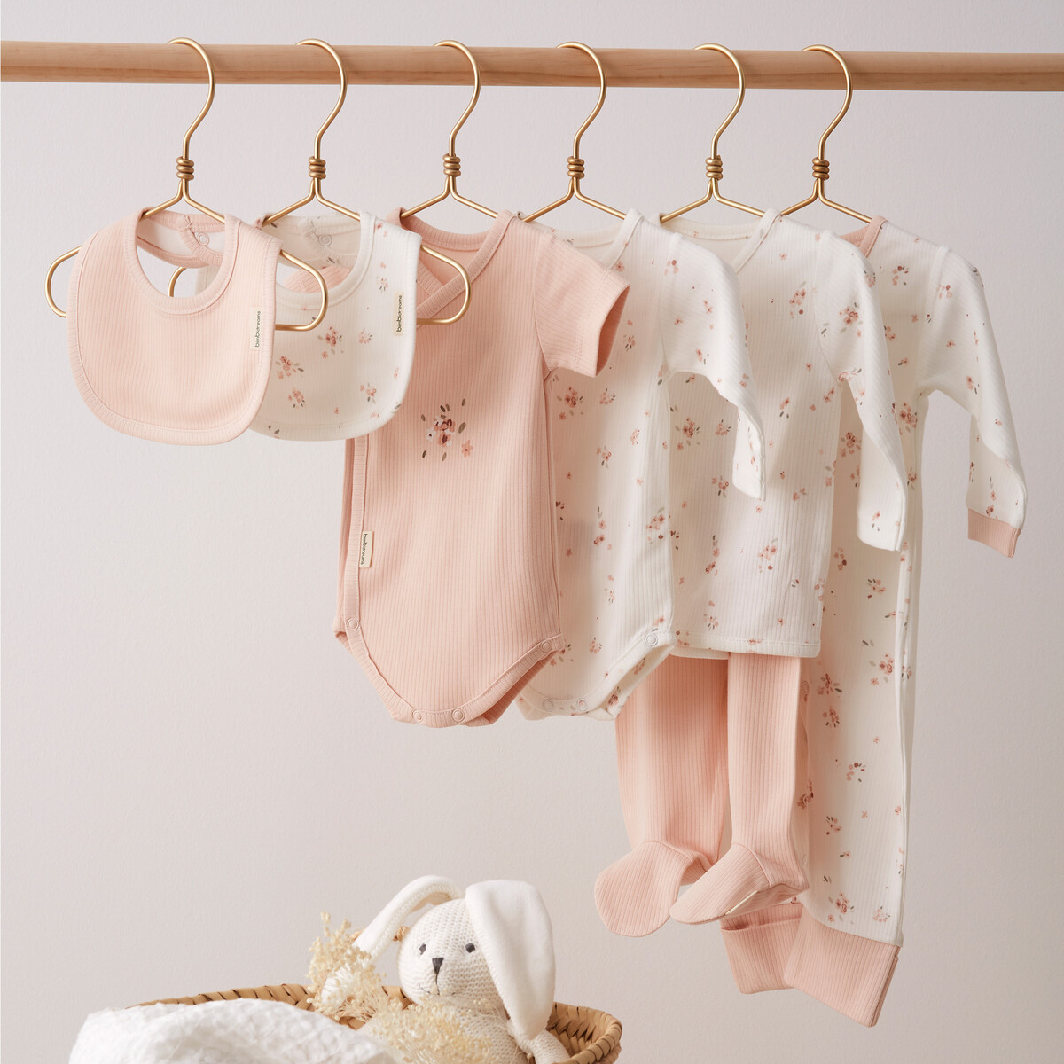 Conjunto Kimono Jubon y Polaina Monet BimbiDreams - Imagen 3