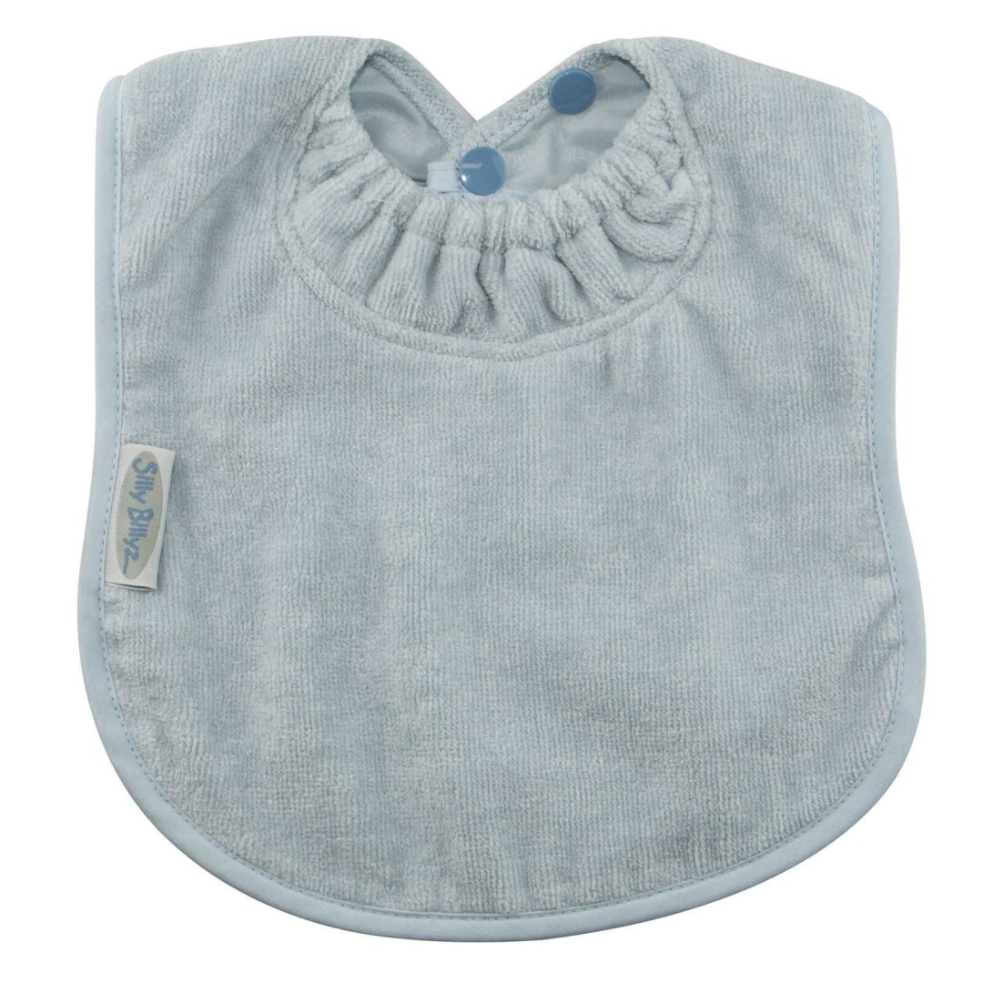 Babero Bebé Silly Billyz Azul Pastel
