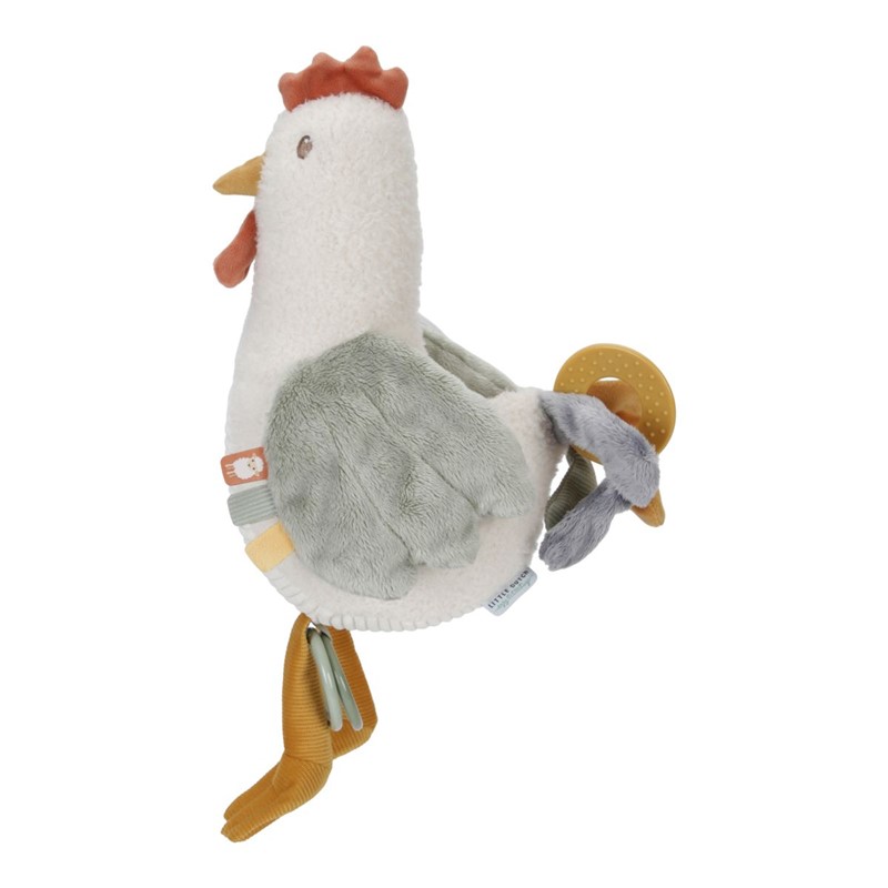 Gallina de actividades 25 cm Pequeña Granja Little Dutch