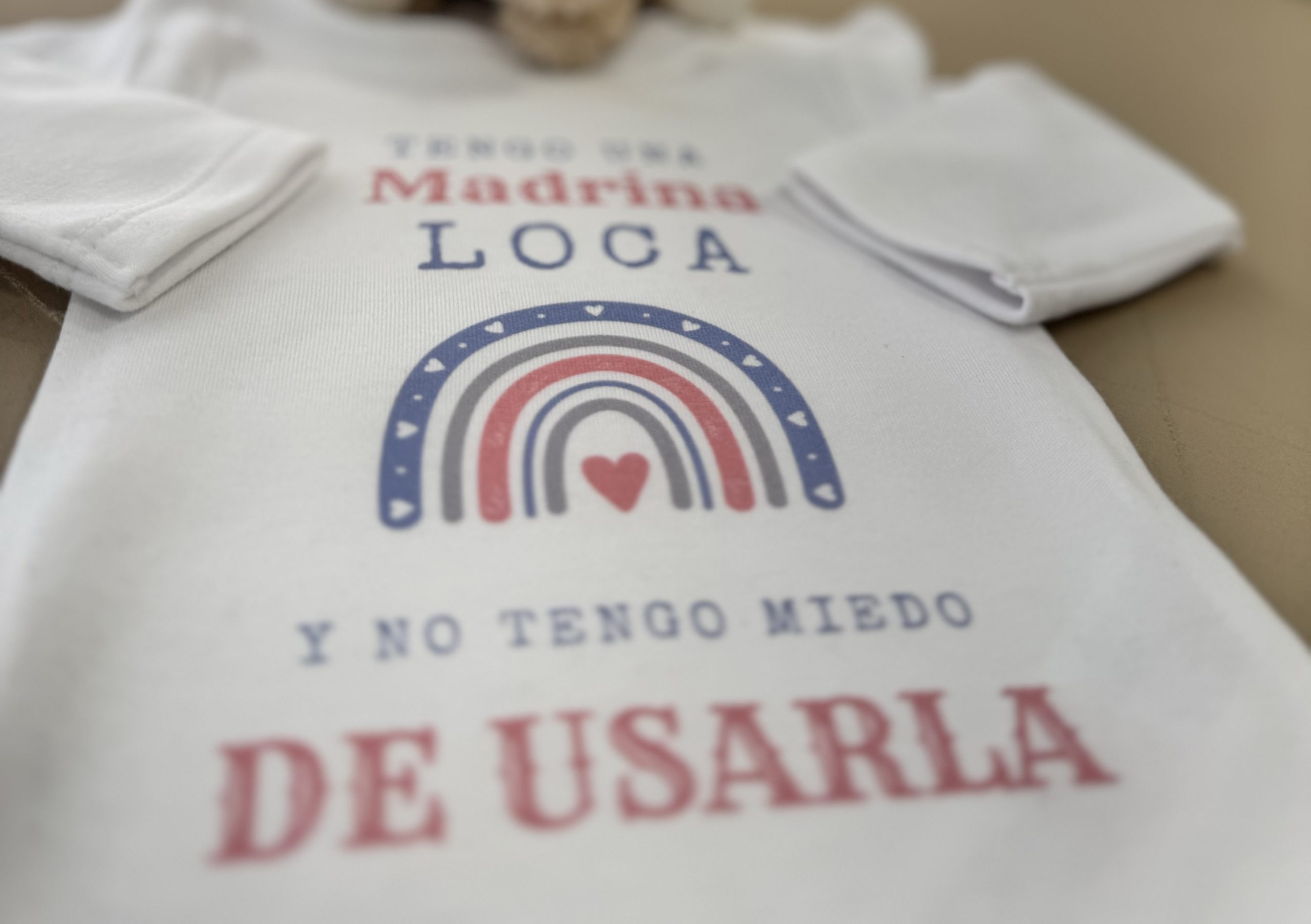 Body o Camiseta personalizada Madrina/Padrino - Imagen 2