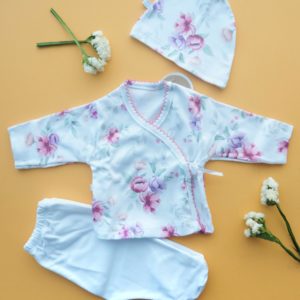 Set tres piezas Flores Malvas Todo Amor