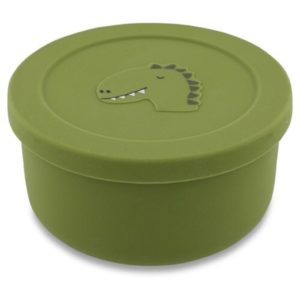 Bote de silicona para snacks con tapa - Mr. Dino Trixie