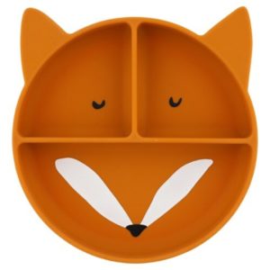 Plato compartimentado con ventosa Trixie Fox