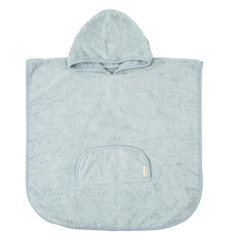 Poncho de baño Basics Azul Grisáceo T. 12-36 meses Bimbidreams