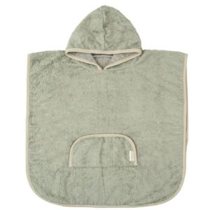 Poncho de baño Basics Verde Musgo T. 12-36 meses Bimbidreams