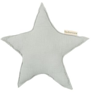 Cojín decorativo Estrella Gris 40x40 Bimbidreams