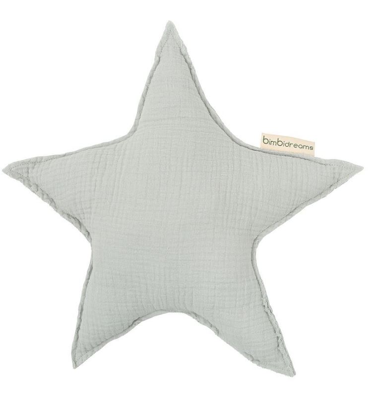 Cojín decorativo Estrella Gris 40x40 Bimbidreams