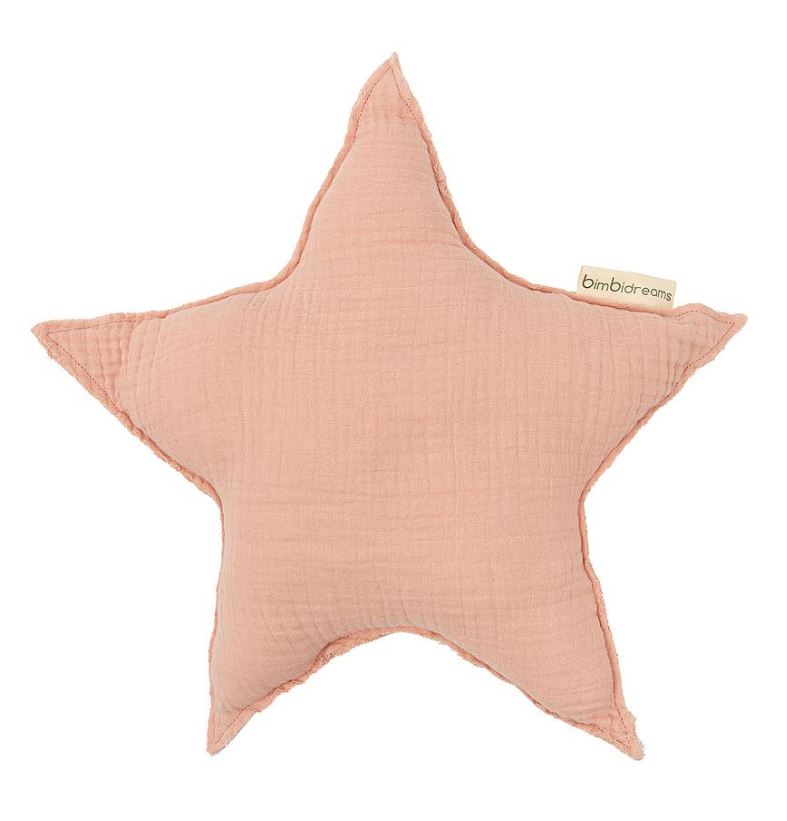 Cojín decorativo Estrella Rosa 40x40 Bimbidreams