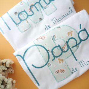 Camiseta cumple Padres. Pack 2 camisetas