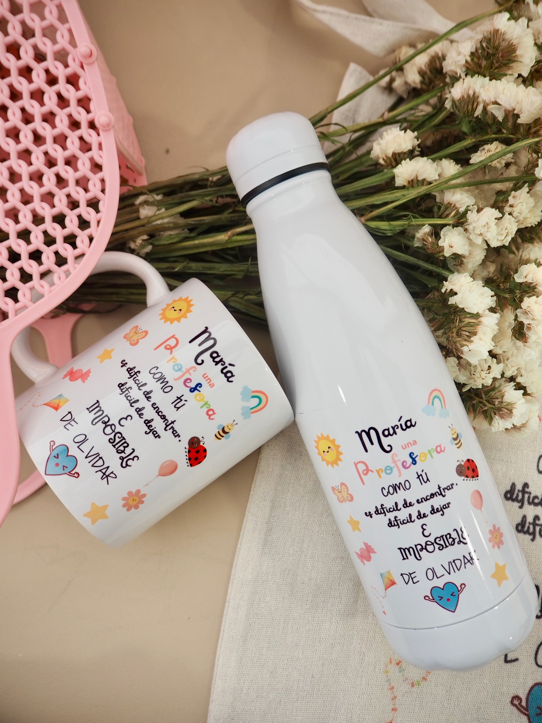Pack Profe Personalizado (Tote Bag + Taza + Botella+ Libreta) - Imagen 10